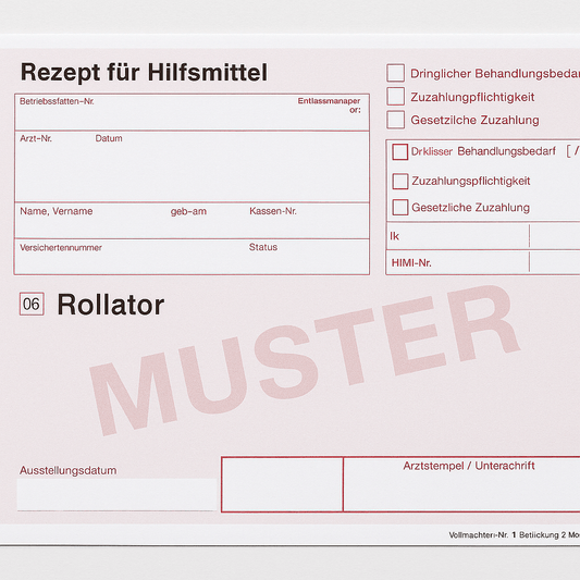 Rezept für einen Rollator? So läuft das mit der Kasse – und so geht’s besser bei uns!