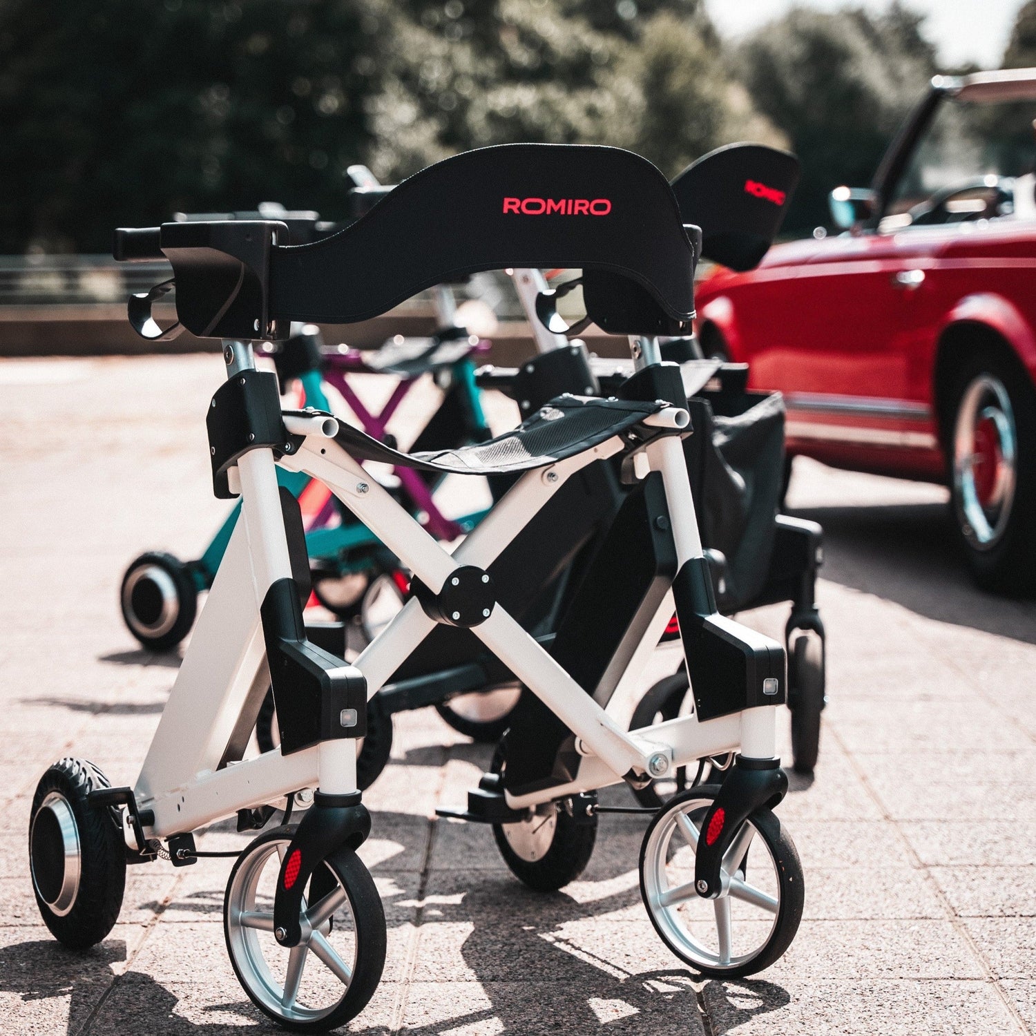 E-Rollator Romiro, Elektrischer Rollator, Smart-Rollator